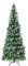 GOPLUS 180/220 cm schneebedeckter Weihnachtsbaum, künstlicher Christbaum mit beschneiten Spitzen & Tannenzapfen, Tannenbaum künstlich mit PVC Nadeln & Metallständer (220cm)