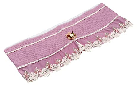 HONMEET Air Conditioner Cover for Wall-mounted Unit Dustproof Air Conditioning Hood Flower Pattern