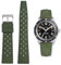 AIYIRUO FKM Kautschuk Uhrenarmbänder Armband Fluorkautschuk 18mm 20mm 22mm Schnellverschluss Tropischer Stil Uhrenarmbänder Ersatzarmband für Taucheruhren Auch für Omega X Swatch X Blancpain