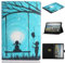 LMFULM® Case for Amazon Fire HD 10 2023 13th Gen (10.1 Inch) PU Leather Case Smart Protective Shell with Sleep/Wake Stand Case Flip Cover Holster Two Kids