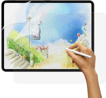 SUEEWE [2 Stück] Like Matt Papier Folie für iPad Pro 11 M4 2024 (A2836/A2837/A3006), [Blendfreiem] PET Papier Gefühl schutzfolie zum Zeichnen, Schreiben, Skizzieren