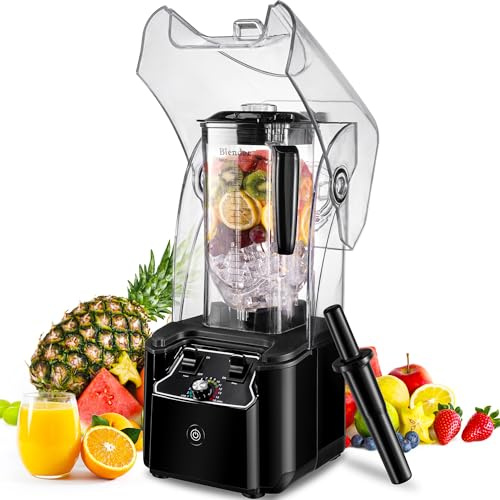 Oliboni 2200W Professional Blender, 15 Speed, 2200ml BPA Free, 6-Blade Stainless Steel, Heavy Duty for Smoothies, Puree, Crushed Ice, Smoothies