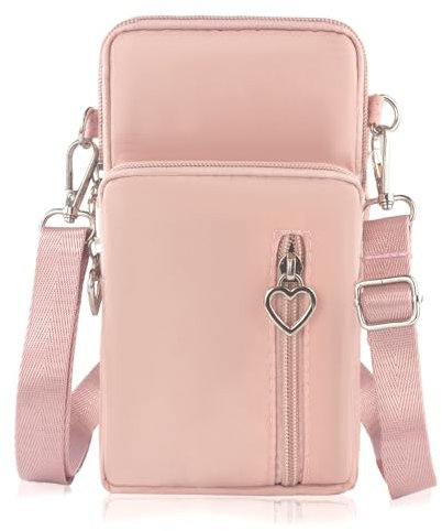DuoLmi Crossbody Bags for Women, Waterproof Phone Pouch Wrist Bag Phone Purse Handbag Over Shoulder Bags for Women Girls Men with Adjustable shoulder strap for Phone Less 6.8 Inch