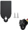 Nummernschildhalter Elektroroller Kennzeichen für Halter Warnschild Roller Kennzeichenhalter Warnschild kompatibel mit M365 M365 Pro Acrylmaterial