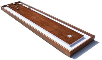 Masters Table Shuffleboard - Walnut with Cognac Rim