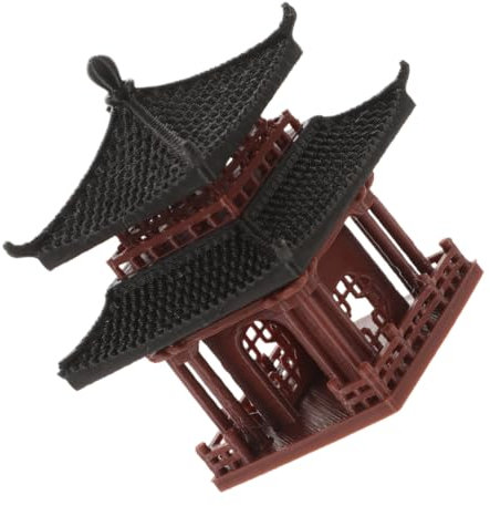 YARNOW Mikro Landschaft Aquarium Tempel Miniatur Pavillon Ornament Miniatur Figuren Für Vasen Miniatur Sechseck Pavillon Bonsai Figuren Mini Bonsai Ornamente Aquarium Turm Pp