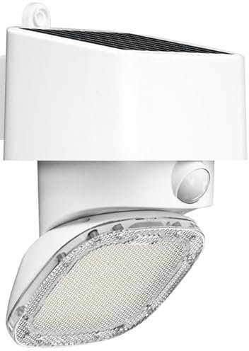 Innovaic Outdoor Solar Light, LED Wireless Solar Security Light IP65 Waterproof 3 Mode Solar Motion Sensor PIR Light,Rotatable Solar Powered Wall Light for Garden,Front Door,Driveway,Garage (White)