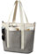 G4Free Handtasche Damen Groß Shopper Tasche Leinwand Tote Tasche mit Reißverschluss für Frauen, Tragetaschen mit Taschen für Arbeit und Reisen