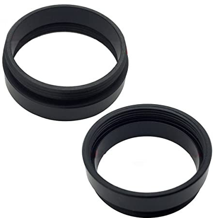 Microscope Microscope Objective Lens Adapter Female 20.2mm to Male 15.2mm Adaptor M20.2 M15.2 25mm 26mm M26 M25 Microscope Objective Adapter Ring(Female 26 Male 25mm)