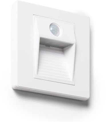LEDKIA LED Wandeinbauleuchte mit PIR-Sensor Olite 3000K Weiß Warmweiß