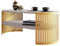Mirjan24 Couchtisch mit Ablage Fahugin I, Ovale Form, Beine aus Metall, Kaffeetisch, Wohnzimmertische, Beistelltisch, Sofatisch, Teetisch (Cashmere, Gold)