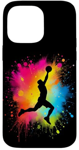Basketball Silhouette Hülle für iPhone 14 Pro Max