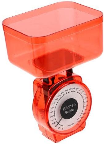 FUNOMOCYA Balance Mécanique Cuisine 1Kg Balance de Haute Précision en Plastique Mesure Alimentaire Pratique pour Épices et Pâtisseries