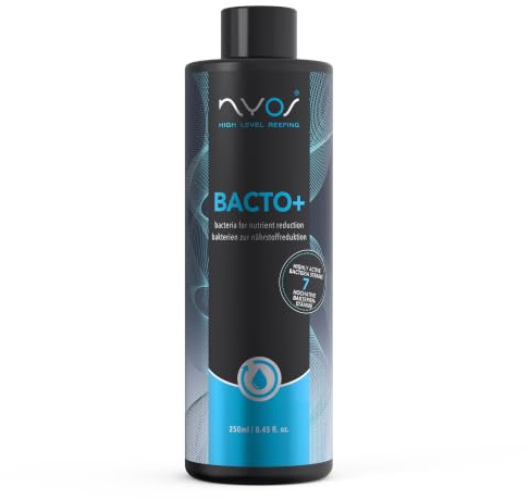 NYOS Bacto Plus - Starterbakterien für Meerwasseraquarien, hochkonzentrierte biologische Nährstoffreduktion, klare Wasserqualität, 100ml