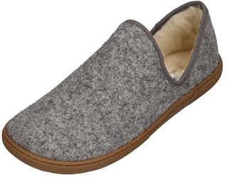 KOEL Barefoot Damen Slipper Merino - Grey