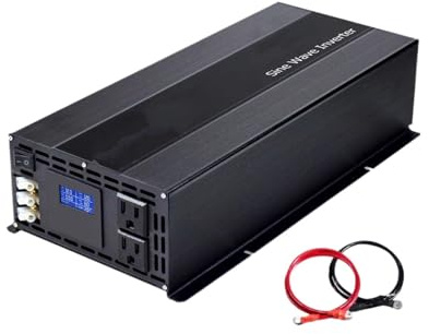 Convertisseur Appareil Ménager 12V/24V/36V/48V DC 110/120V/220V/230V/240V AC 1kw 2kw 3kw Hors Réseau Onduleur Onde Sinusoïdale pour Panneau Solaire Onduleur(1000W,36V,220V)
