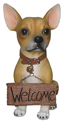 Want Some? Süßer Chihuahua-Hund Un-Welcome Statue