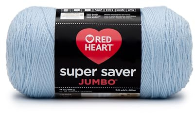 Red Heart Super Saver Jumbo Yarn, Light Blue