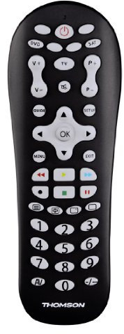 Thomson ROC 3112 3-in-1 Universal-Fernbedienung schwarz