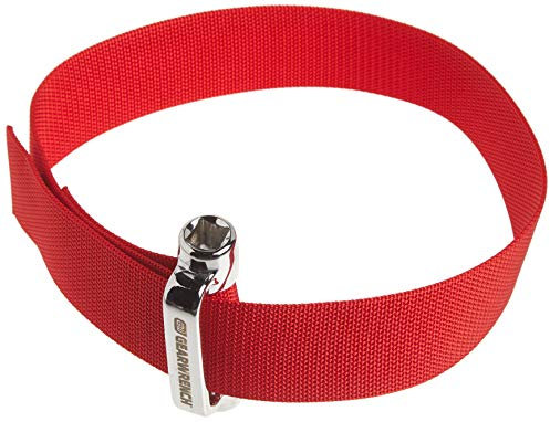 GEARWRENCH 3529D, chiave a cinghia per filtro dell'olio per impieghi gravosi da 3/8 e 1/2, colore: rosso