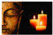 Mendler Glasbild T116, Wandbild Poster Motiv, 40x60cm - Buddha
