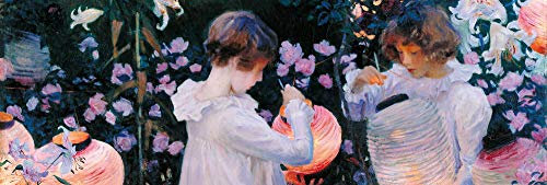 1art1 John Singer Sargent Poster Nelke, Lilie, Lilie, Rose, 1885–86 Kunstdruck Bild 158x53 cm