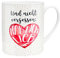 GRUSS & CO XL-Tasse Motiv Lieb | Große Tasse aus Porzellan, Jumbo-Tasse, 60 cl, Tasse mit Spruch | Geschenk, Freund, Freundin | 45759, Mehrfabrig