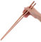 Buyer Star 14 inch Long Chopsticks 1 Pair Kitchen Frying Cooking Tool Stainless Steel Chopsticks for Hot Pot Fried Food Noodles Rose Gold Tableware
