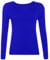 Candid Styles Childrens Kids Unisex Boys Girls Long Sleeve Plain T-Shirt Top Tee School PE, Age 9-10, Royal Blue