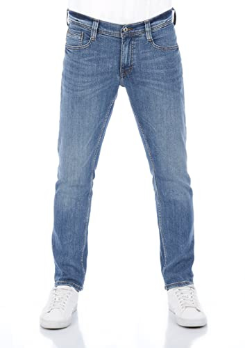 MUSTANG Oregon W30 - W40 - Jeans da uomo, elasticizzati, in denim, 99% cotone, colore: Blu/Grigio/Nero