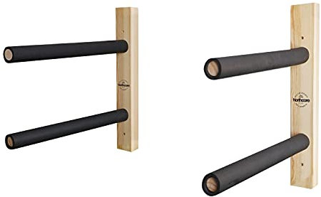 Northcore 2024 Doppel-Surfbrettständer Nc1234 - Holz