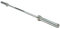 Lisaro Langhantel-Stange mit Schnell-Federverschlüssen 120/160/182 cm - Standardnorm gerändelt und verchromt | Scheibenaufnahme Ø 30 mm | Profi Langhantel (120)