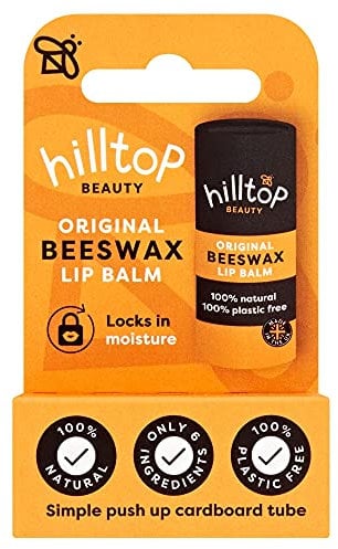 Hilltop Honey - Original Beeswax Lip Balm - Plastic Free - 6.25g