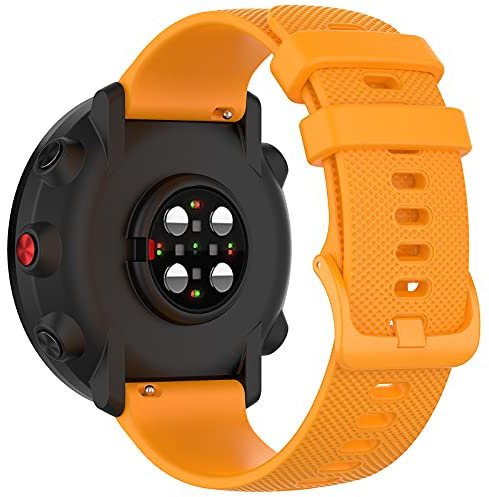 Passend für Polar Vantage M2 Uhrenarmband Damen Herren, 22 mm Schnellverschluss-Silikon-Ersatzbänder Armbänder Armbänder Zubehör passend für Polar Grit X/Polar Vantage M Smartwatch (Orange)