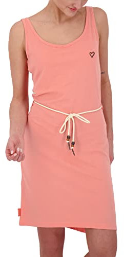 alife & kickin Damen JenniferAK Dress Sommerkleid Kleid, Peach, XS