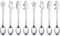 Christmas Spoons,8 Stück Weihnachtslöffel Edelstahl Weihnachten Kaffee Löffel Set Dessertlöffel Eislöffel Lang Weihnachts Löffel Lang Latte Macchiato Weihnachten Teelöffel Weihnachtsfeierbesteck