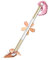 ENZO KEN Small Nose Contour Brush, Angled Concealer Brush, Under Eye Powder Brush, Makeup Brush (White, 161D)