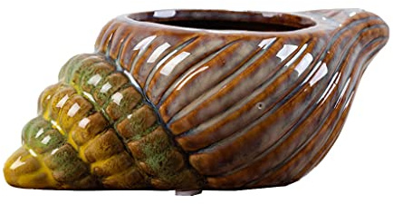 WAIT FLY Nette Tier Keramik Blumentopf Sukkulenten Pflanzer-Conch Pflanzkübel