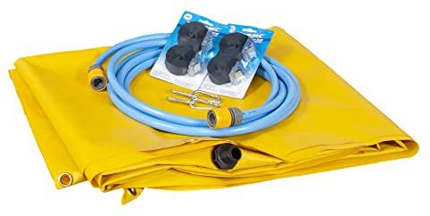 Leak Diverter Tarp 1 x 3m Yellow and Fittings