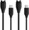 TUSITA Cavo di Ricarica/Dati con Spina USB-C Compatibile con Garmin Orologi - 1M, 2-Pezzi