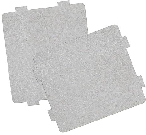 Ryaupy 2PCS Universal Mica Plate for Microwave Repairs – Cutable Mica Panel – Accessories for Repairing Plates in Microwave Ovens and Other Electrical Appliances (11.8 x 10 cm)