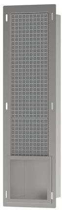 hansgrohe XtraStoris Original - Einbau-Toilettenpapierhalter mit Vorratsbehälter für 6 Rollen, Wandnische, Papierrollenhalter, Klopapierhalter, Badezimmer Zubehör, Edelstahl gebüstet, 56058800