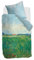 Beddinghouse x Van Gogh Museum Field with Poppies bettwäsche-Set 2 TLG. - 155x220 - Grün - Baumwollsatin - mit Reißverschluss