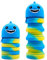 QRKPVHD Federmäppchen Teleskopisch, 2 in 1 Weiche Silikontasche Kawaii Federmäppchen, Cartoon Bleistifthalter, Stand up Federmäppchen, Silikon Pencil Case für Teen Geschenk zum Schulanfang