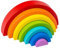 KOAHDE Holz Montessori Regenbogen,Regenbogen Holz,Holzregenbogen Stapel,Holz Regenbogen Baby Pastell,Regenbogen Holz Spielzeug Bausteine,Regenbogen Spielzeug,Regenbogen Holzspielzeug,Regenbogen