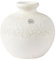 Vase 20x19cm Keramik Craquele - Blumenvase Keramikvase - Tischvase für Blumen - Dekovase Terrakotta - Tischvasen Gastronomie - Tischdeko Hochzeitsdeko Vasen - Weiß