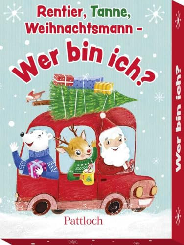 Rentier, Tanne, Weihnachtsmann: Wer Bin ich? - Die Weihnachtsedition | Der Spiele-Klassiker als Kartenspiel mit Weihnachtsmotiven | Ab 5 Jahren