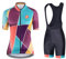 UGLY FROG Fahrradtrikot Kurzarm Set für Damen Radtrikot T Shirt Radsport Radtrikot Set Fahrrad Trikot Kurzarm+Radhose mit Gel Pad,Ursprüngliche Gaze Radjacke und Radhose,Cycling Jersey Radtrikot