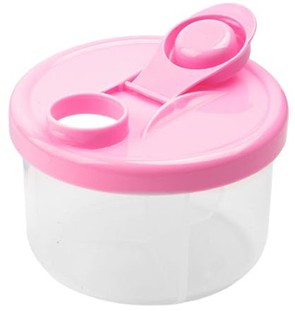 Stronrive Recipiente Portátil para Leche de Fórmula | Contenedor Para Transportar Alimentos | Organizador con 3 Compartimentos 300ml para Lactancia Guardería Viajes al Aire Libre