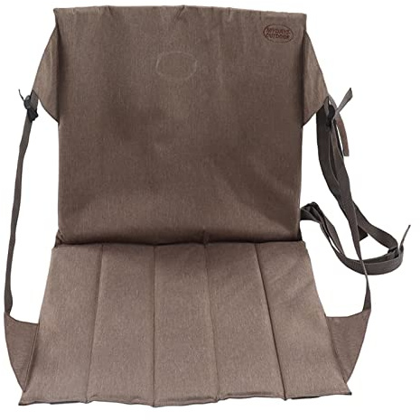 MYANEYPUO Coussin de siège Pliable, clôture Triangulaire, Poche arrière en Maille, résistant à l'usure, Coussin de Chaise Portable pour randonnée et pêche